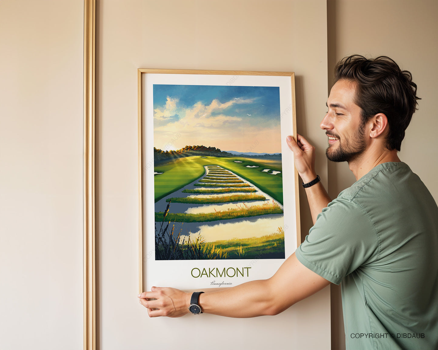Oakmont Country Club Golf Course Print