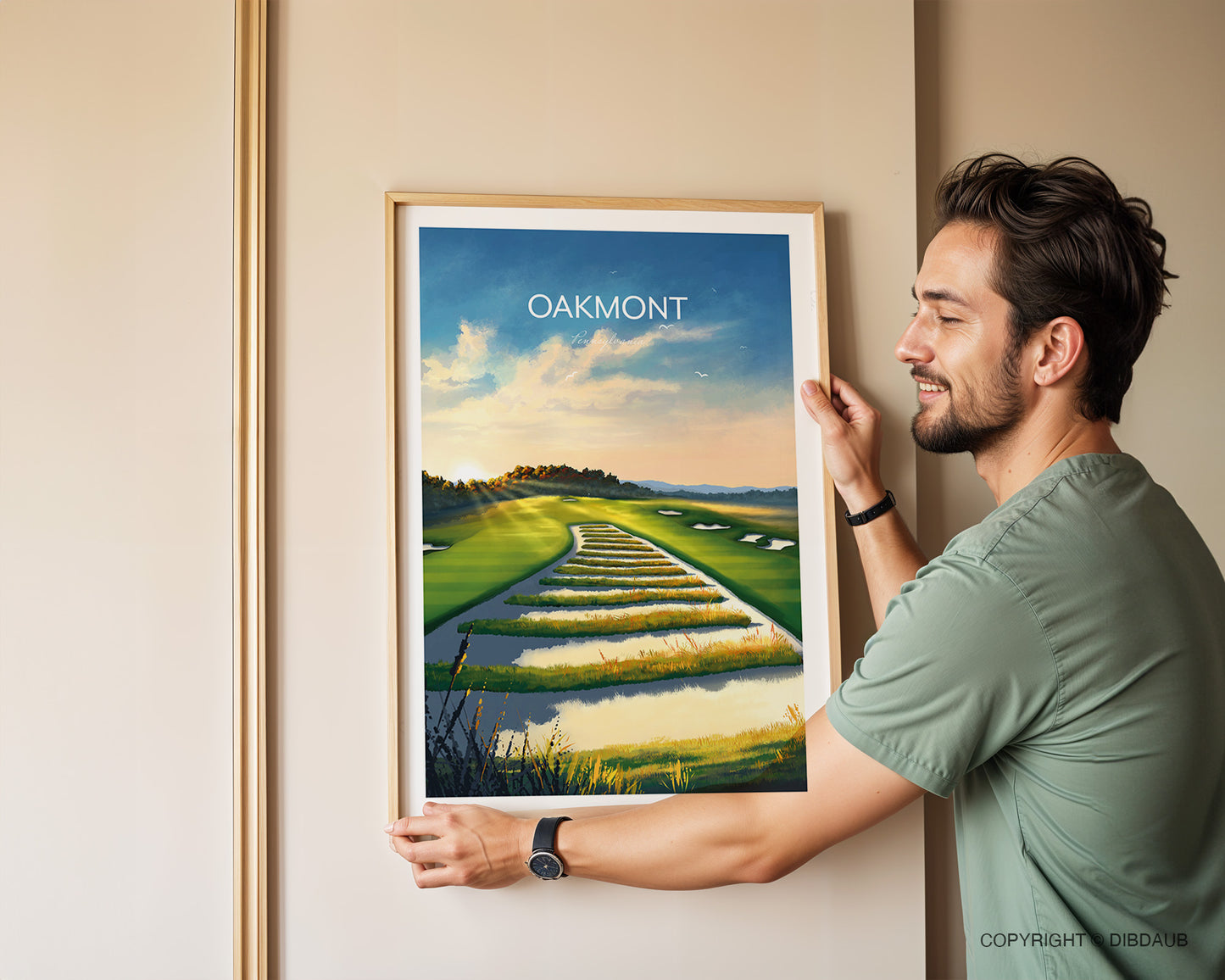 Oakmont Golf Poster
