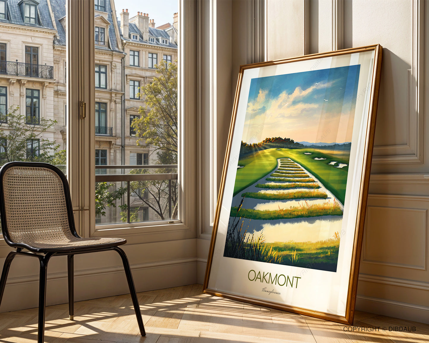 Oakmont Country Club Golf Course Print