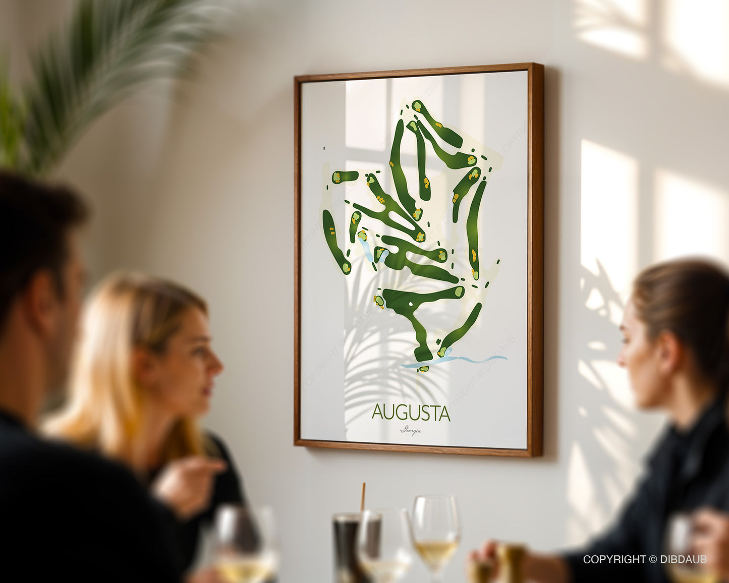 The Masters Course Map – Augusta National Golf Club