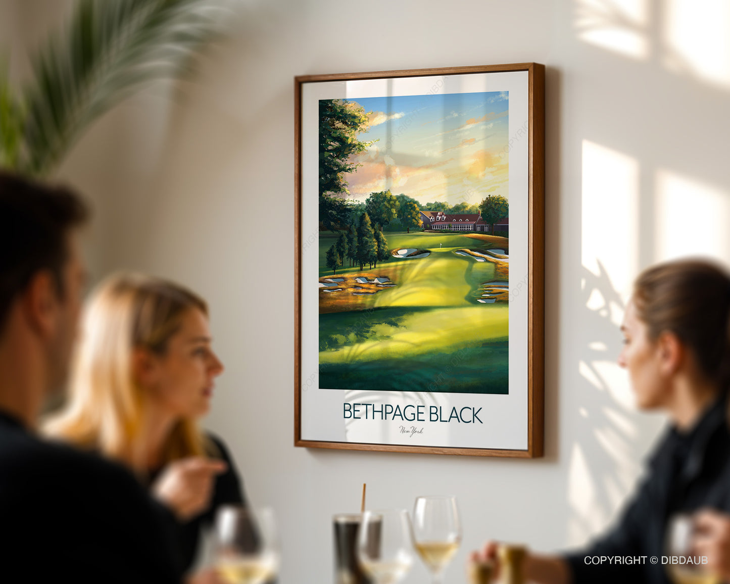 Bethpage Black Golf Course Print - Ryder Cup 2025 Poster