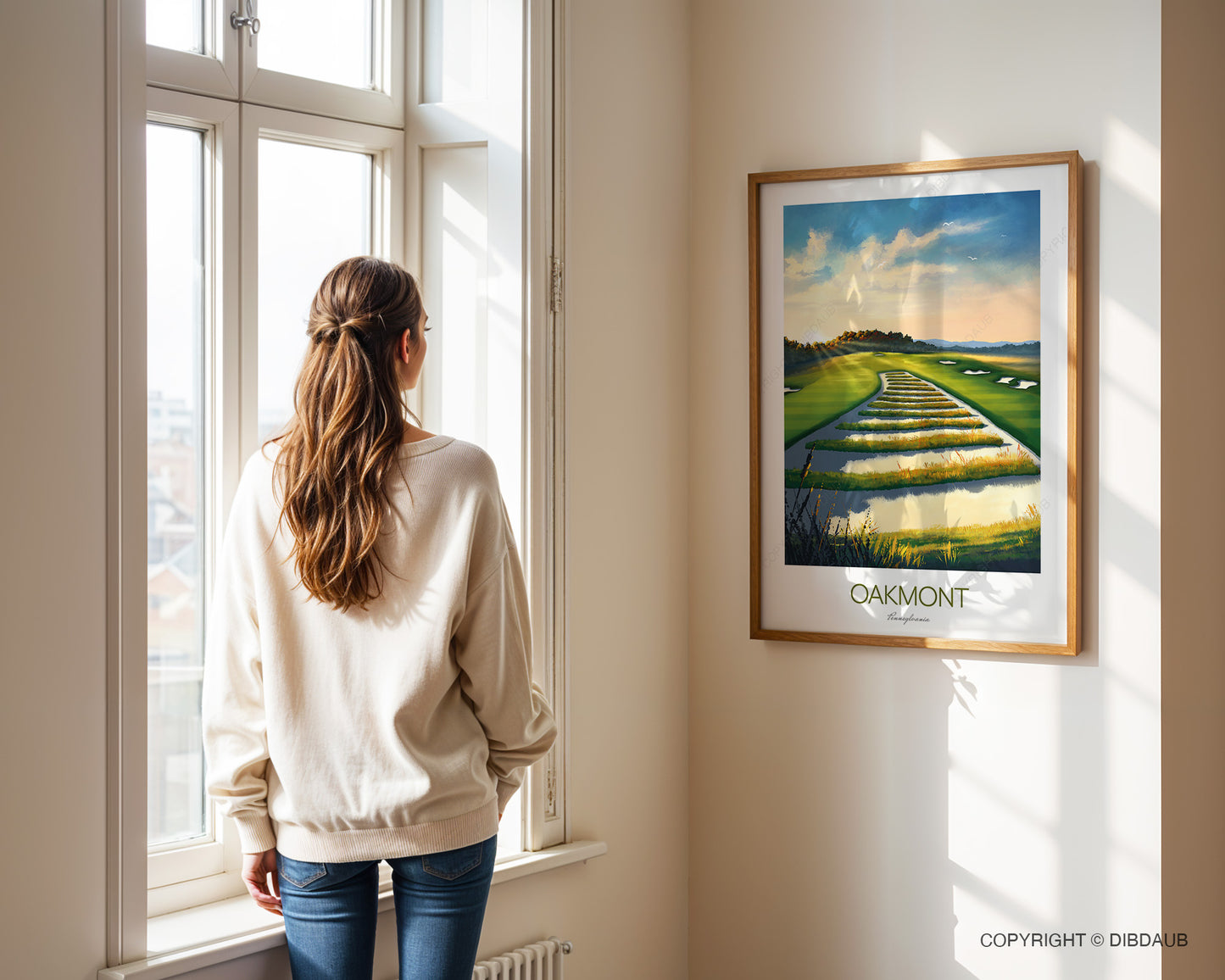 Oakmont Country Club Golf Course Print