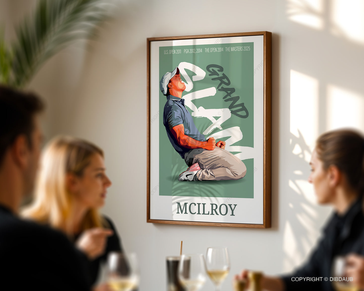 Rory McIlroy Golf Poster
