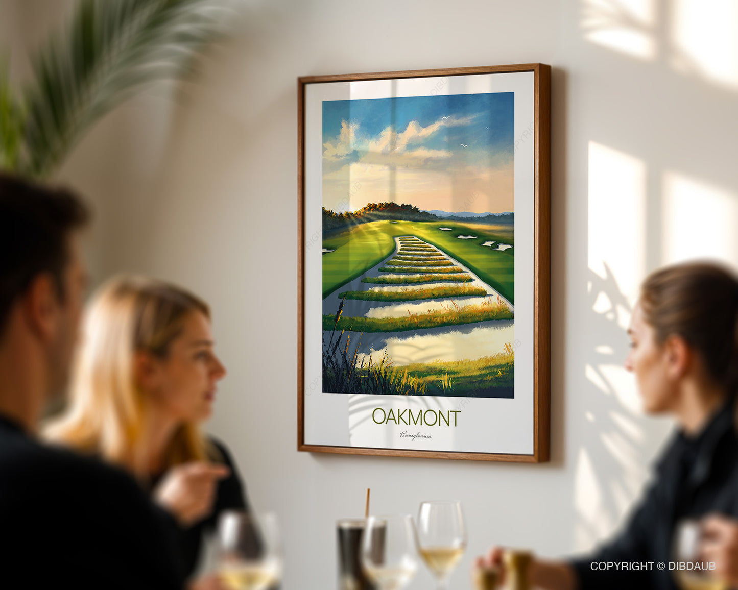 Oakmont Country Club Golf Course Print