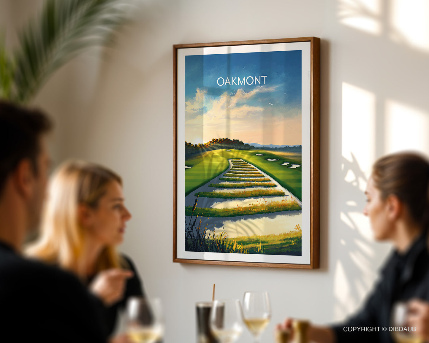 Oakmont Golf Poster