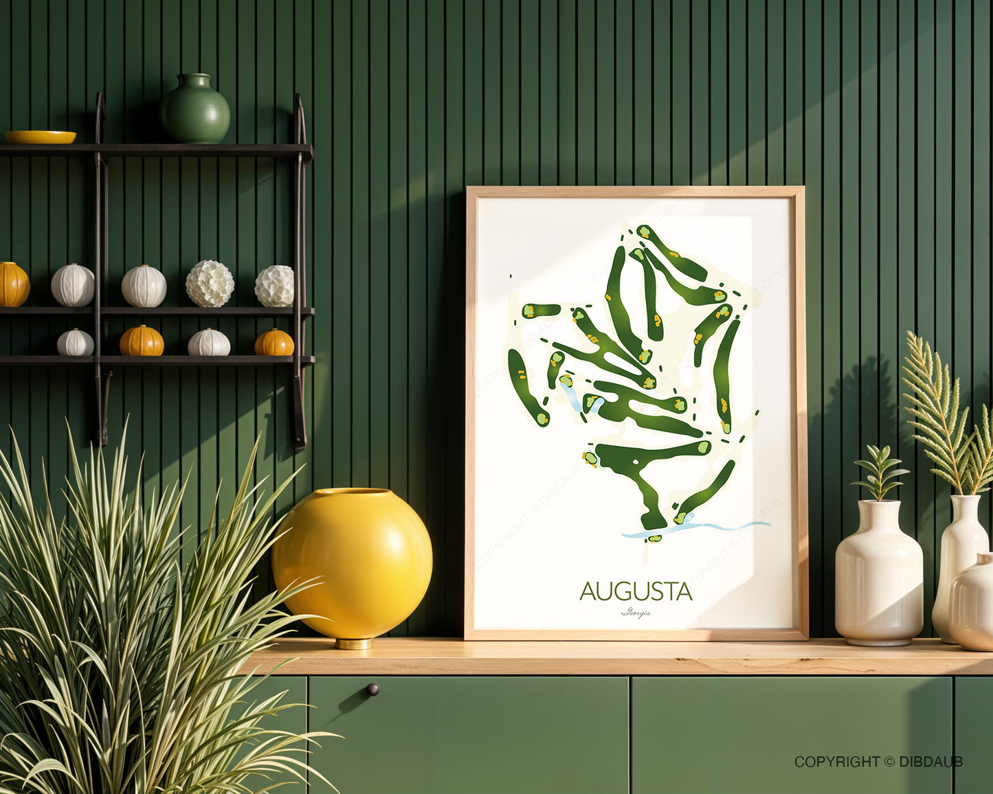 The Masters Course Map – Augusta National Golf Club
