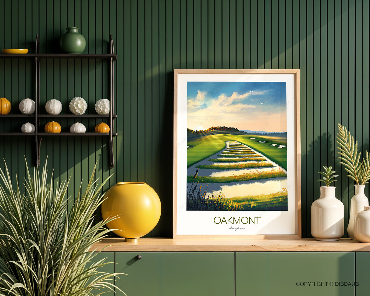 Oakmont Country Club Golf Course Print