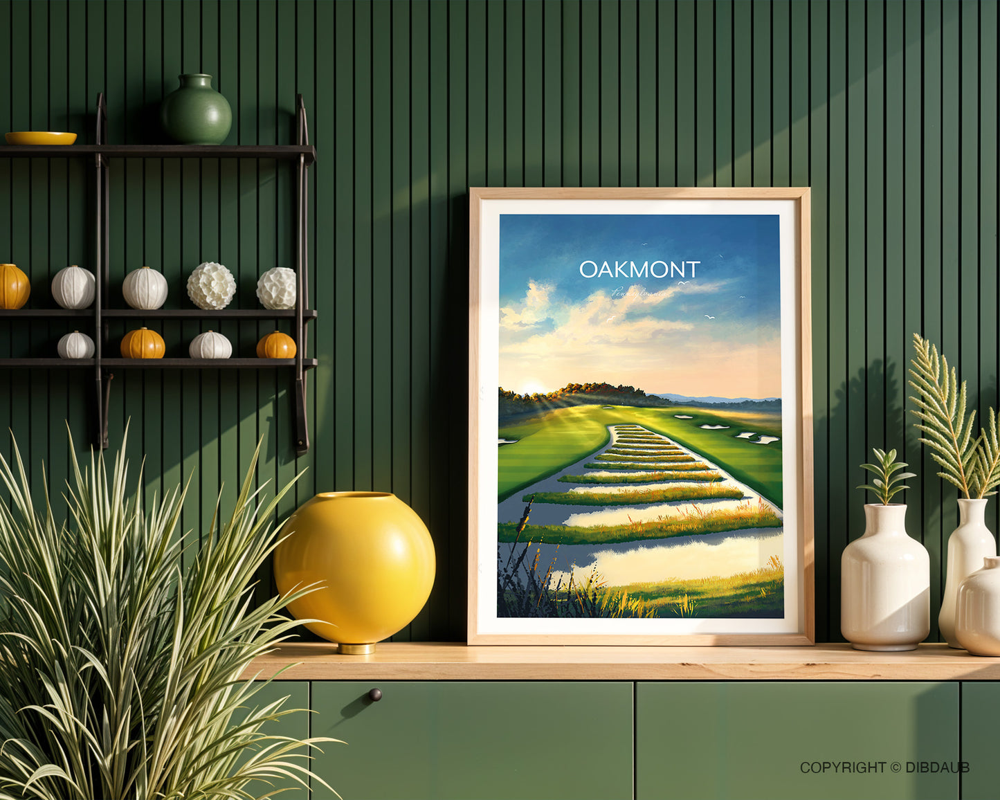 Oakmont Golf Poster