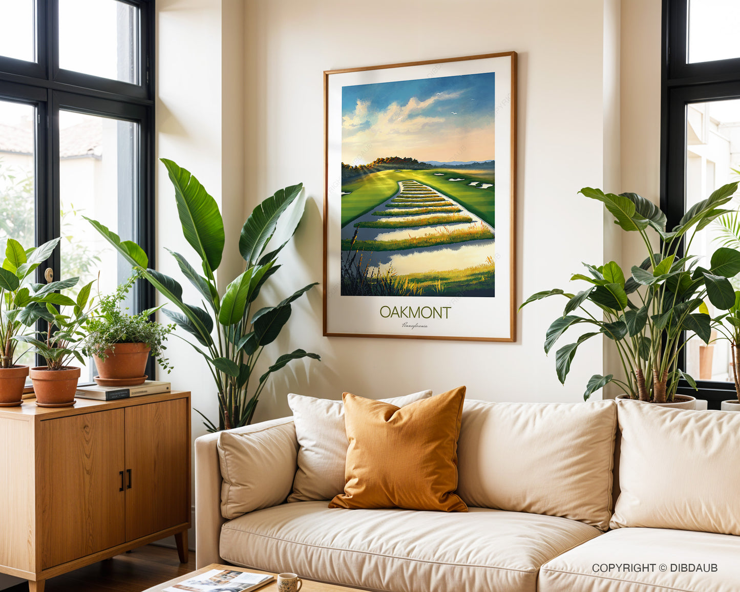 Oakmont Country Club Golf Course Print