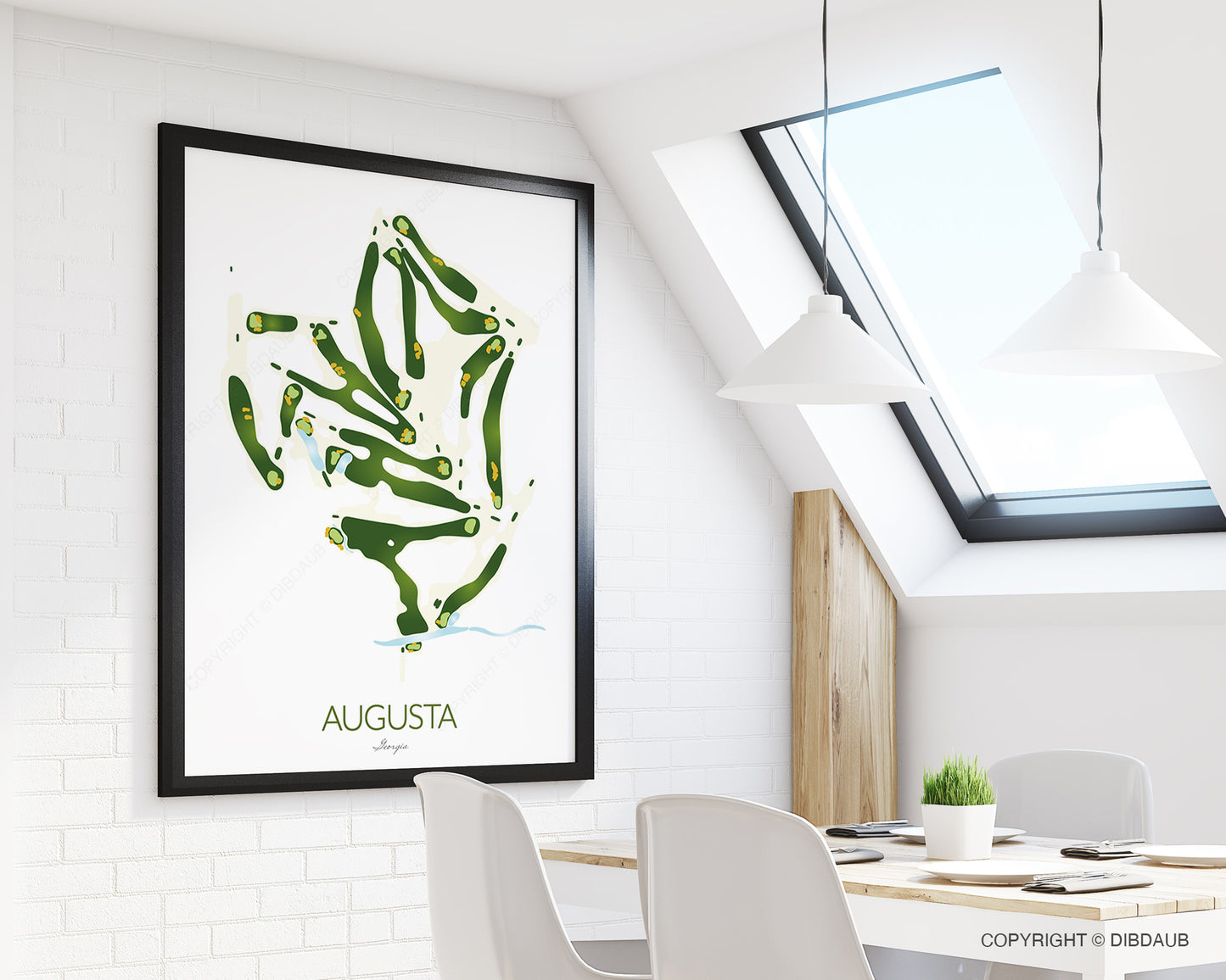 The Masters Course Map – Augusta National Golf Club