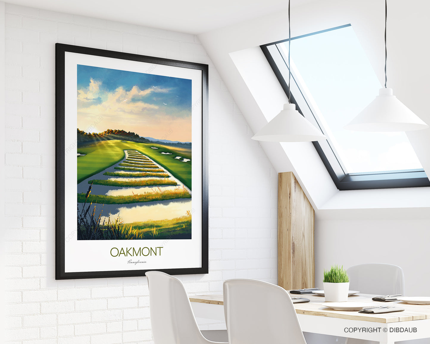 Oakmont Country Club Golf Course Print