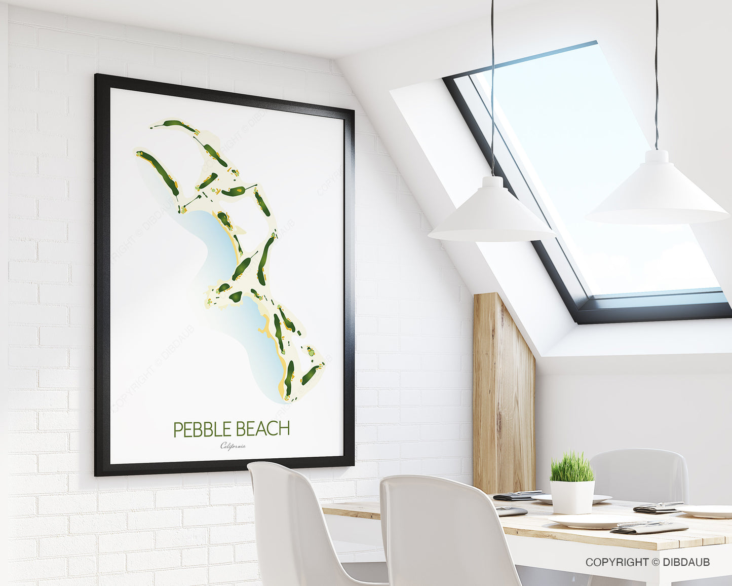 Pebble Beach Golf Course Map