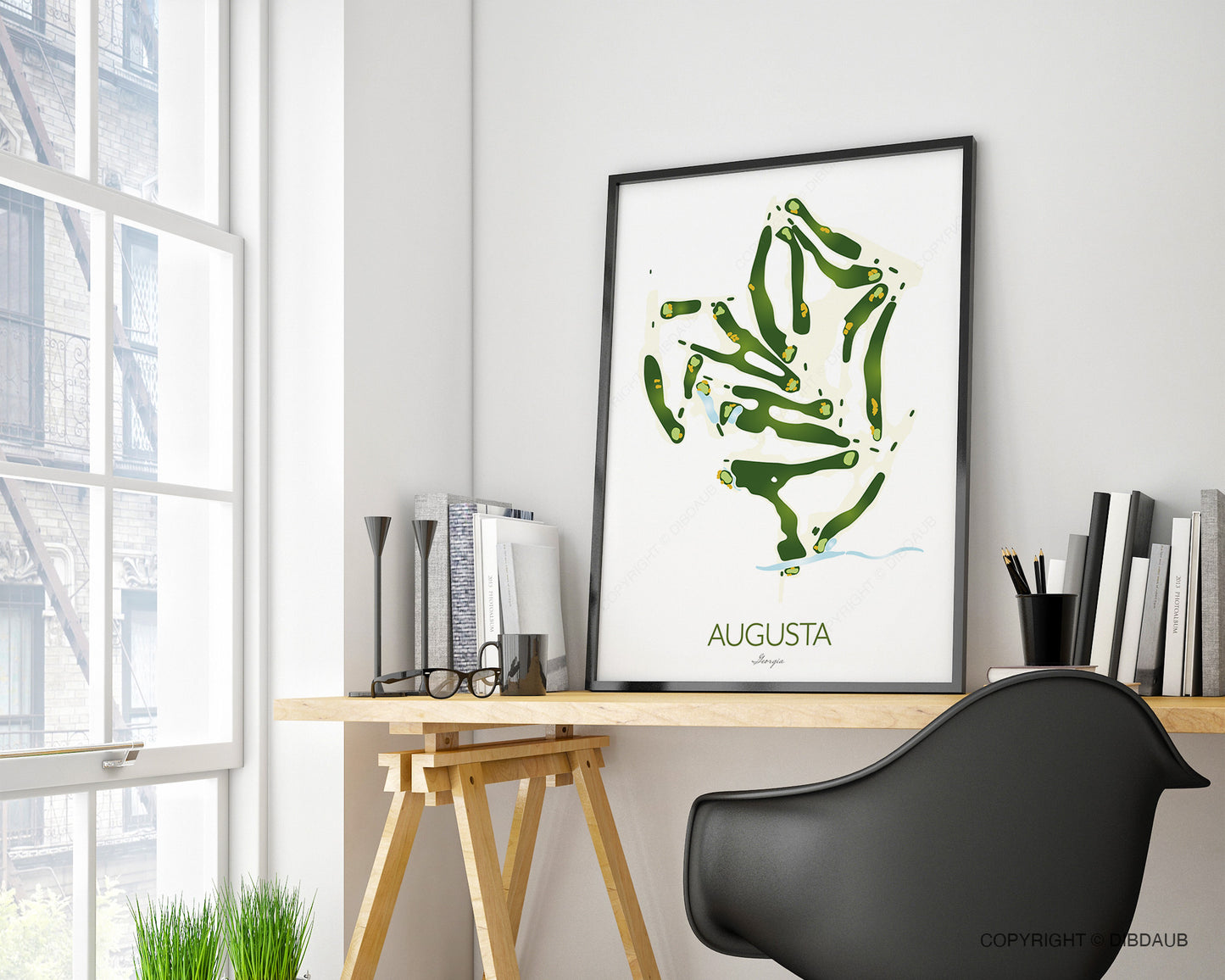 The Masters Course Map – Augusta National Golf Club