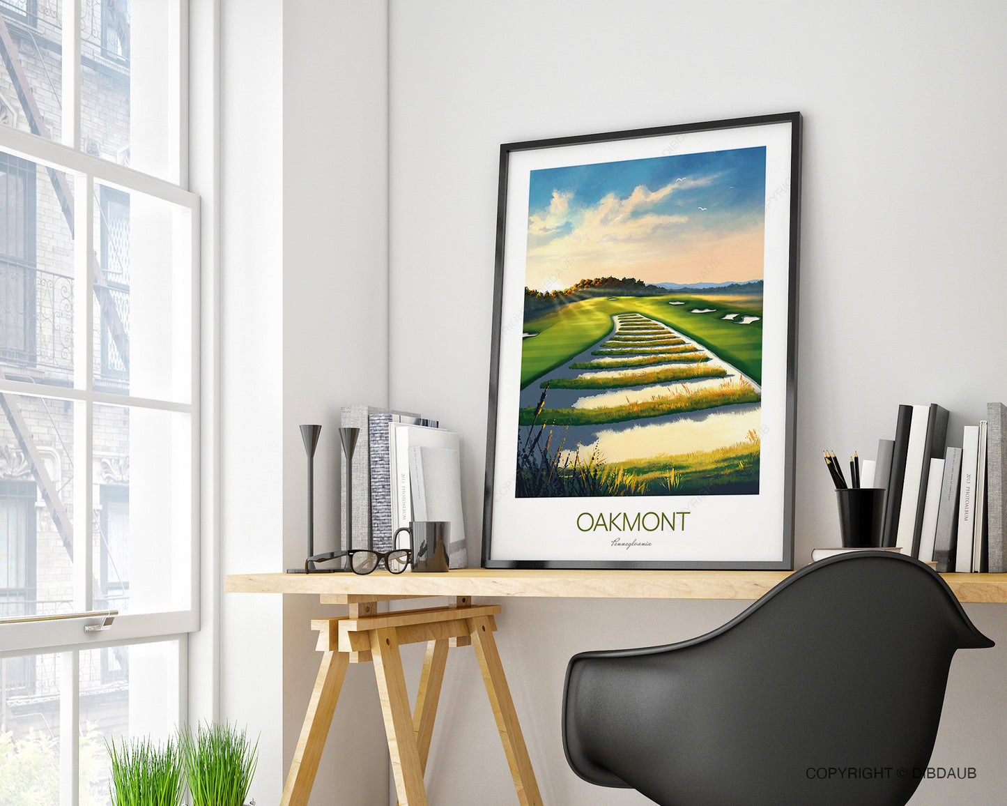Oakmont Country Club Golf Course Print