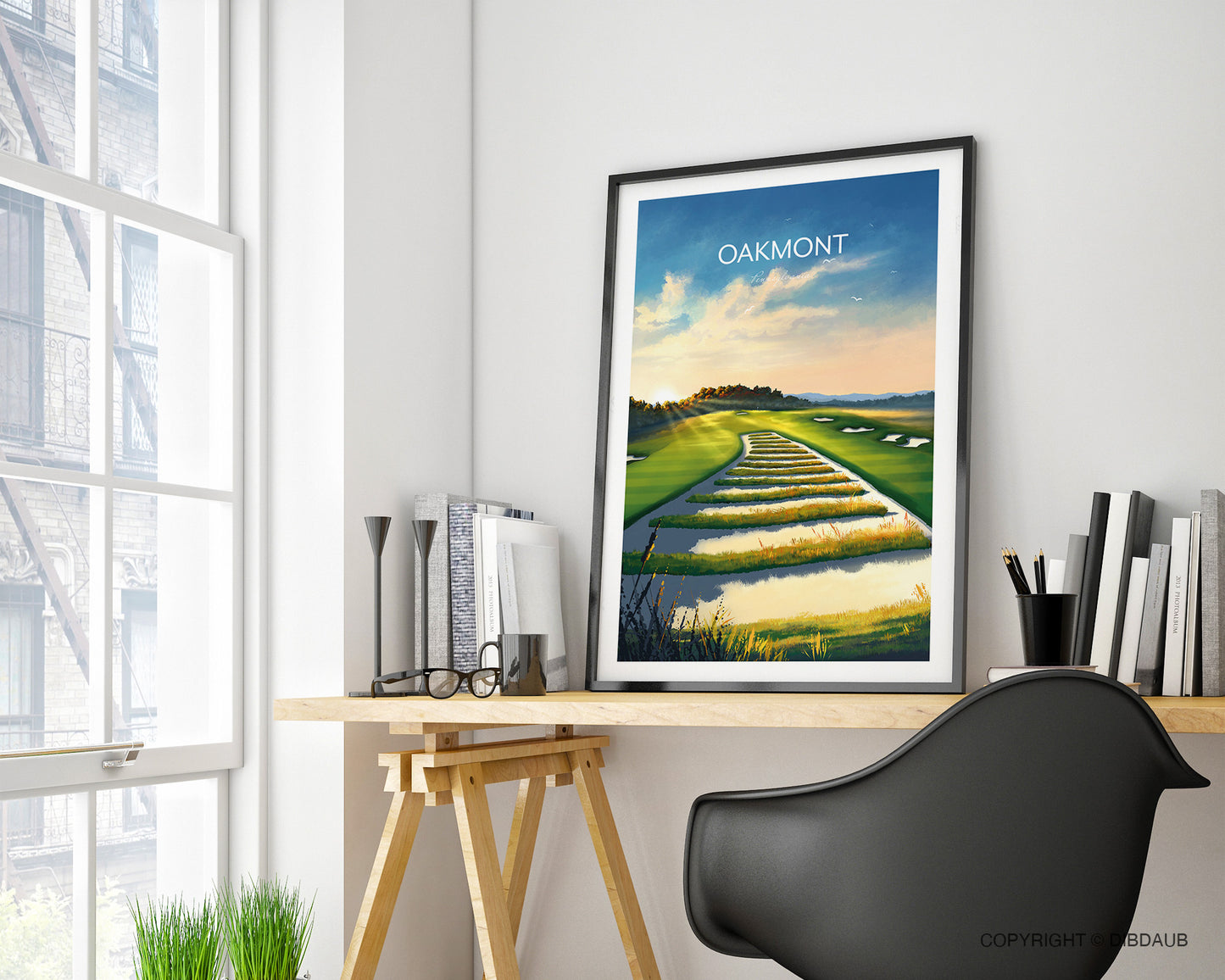 Oakmont Golf Poster