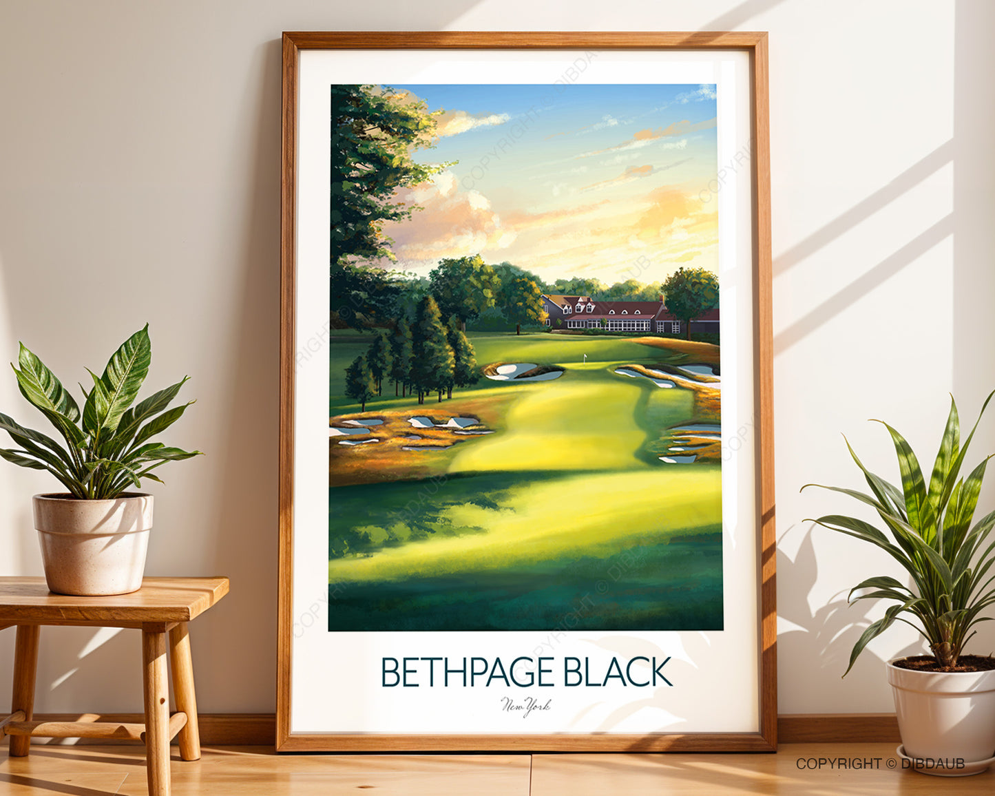 Bethpage Black Golf Course Print - Ryder Cup 2025 Poster