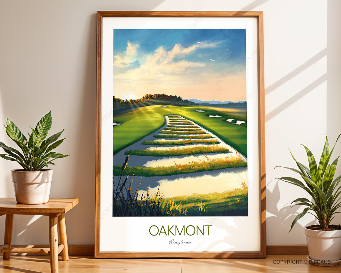 Oakmont Country Club Golf Course Print