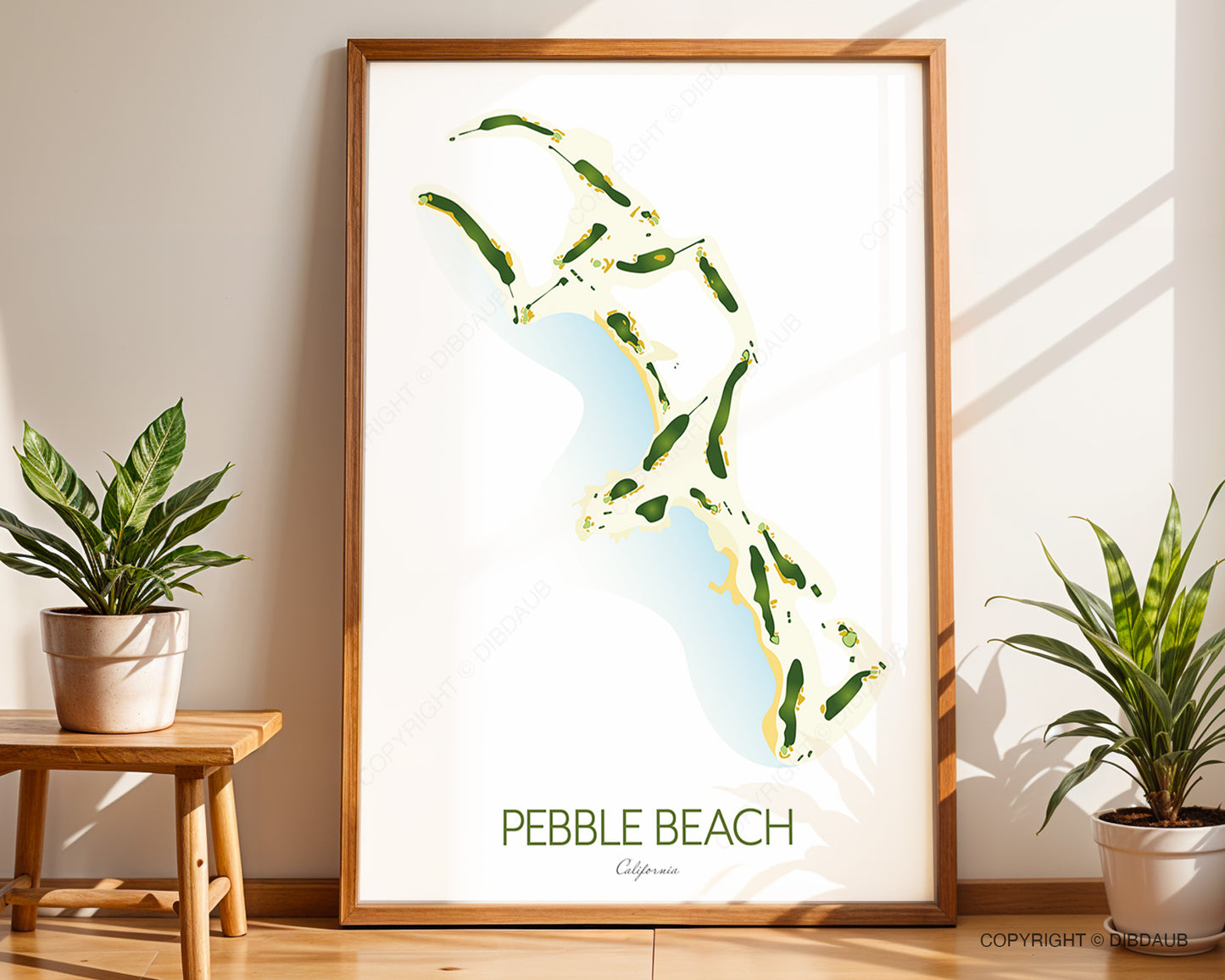 Pebble Beach Golf Course Map
