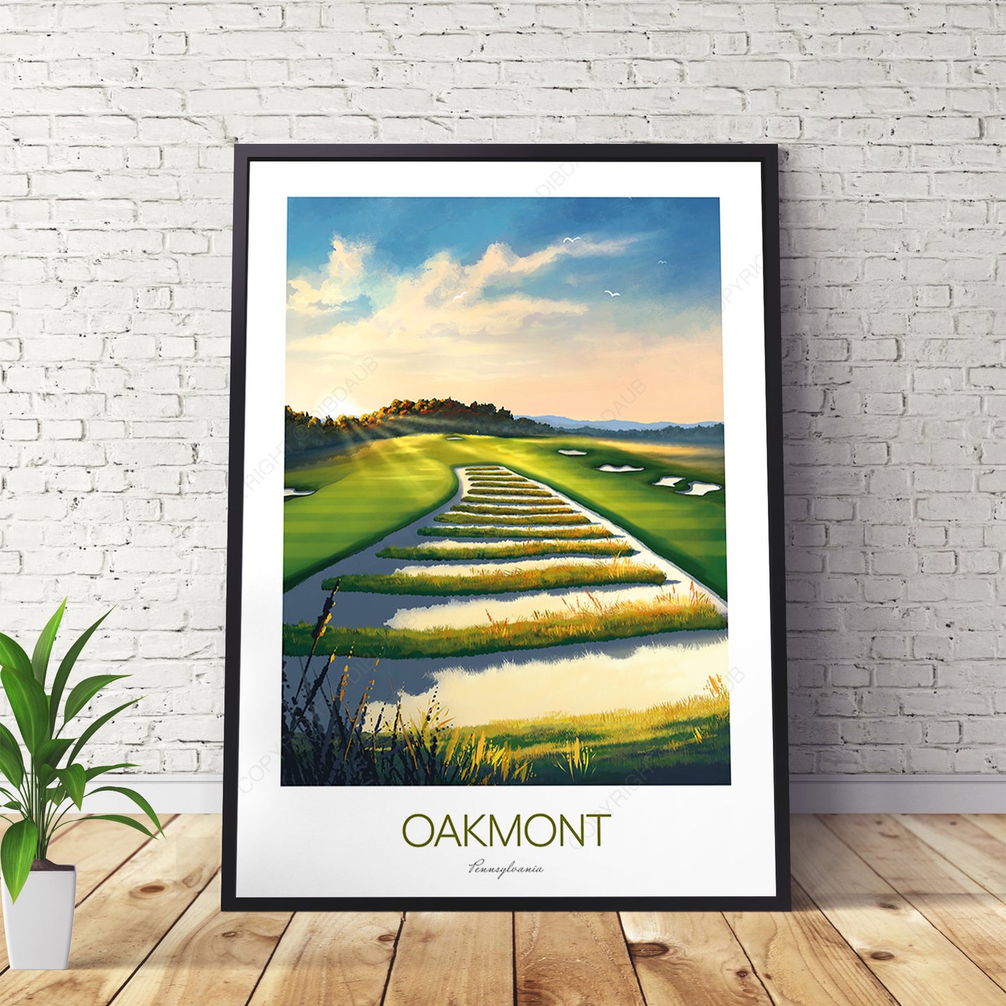Oakmont Country Club Golf Course Print