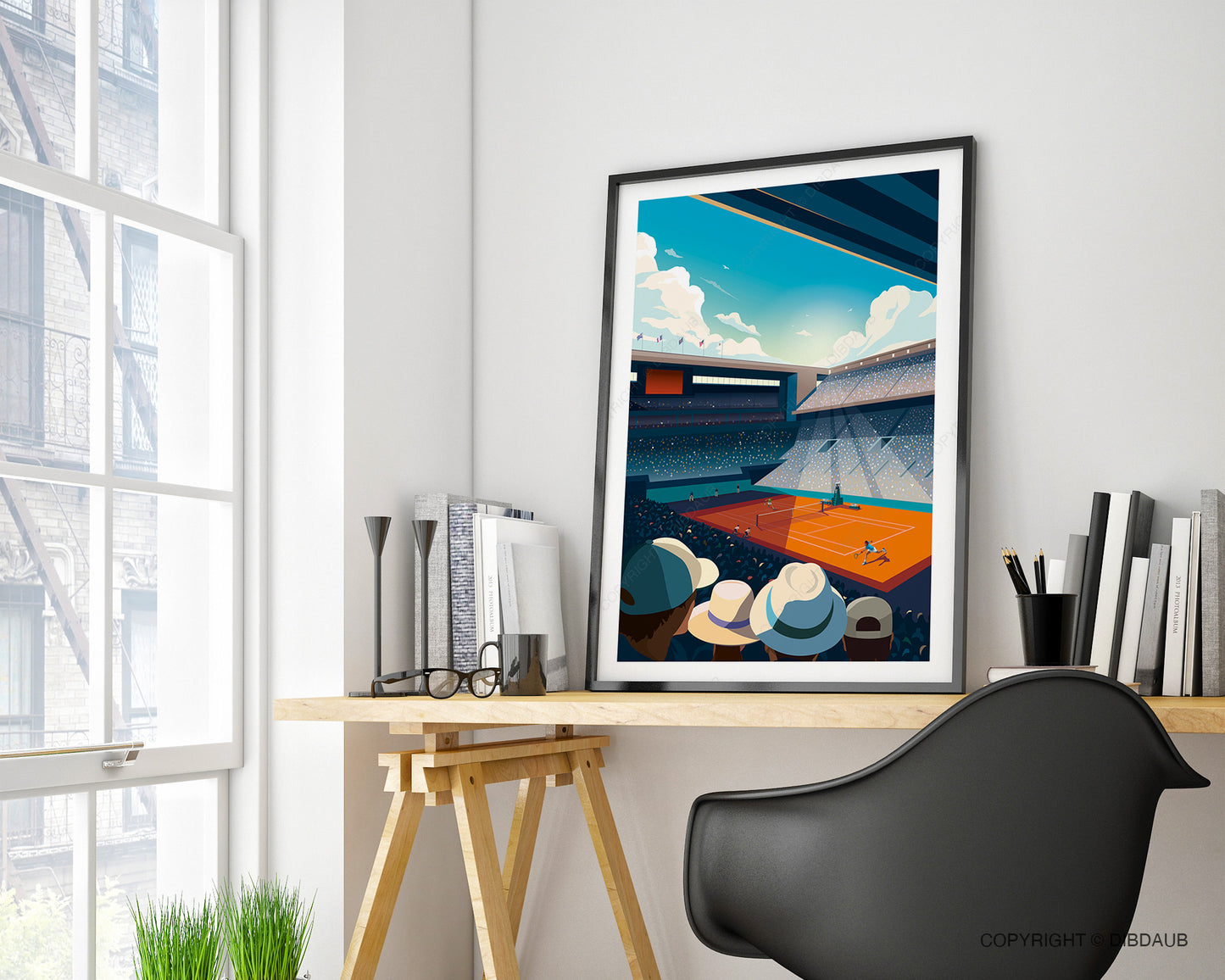 Tennis Poster - French Open