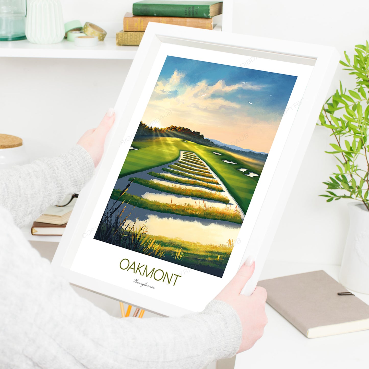 Oakmont Country Club Golf Course Print
