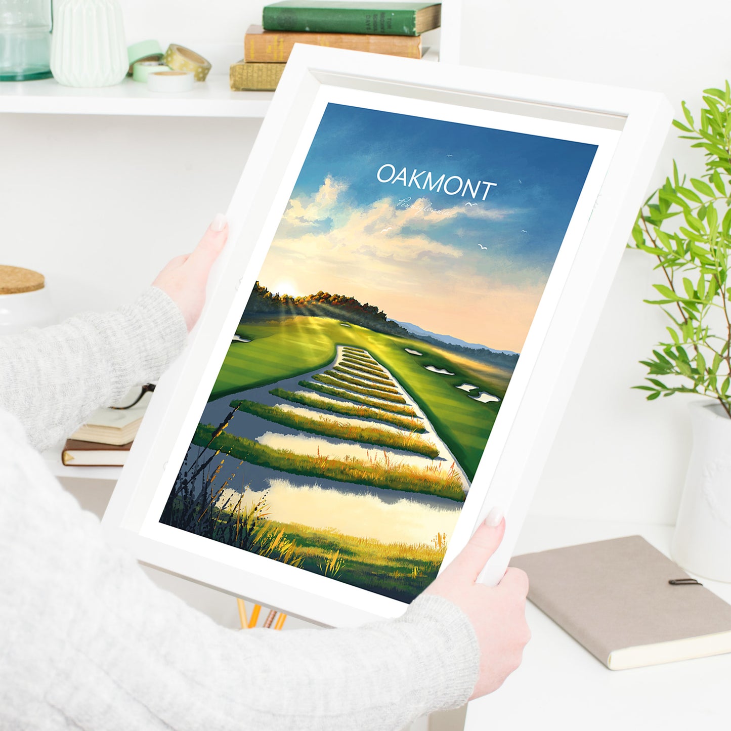 Oakmont Golf Poster