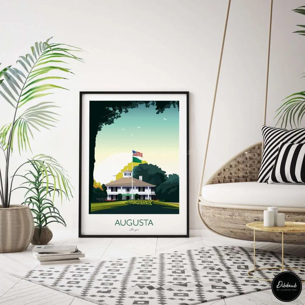 Golf Print of Augusta