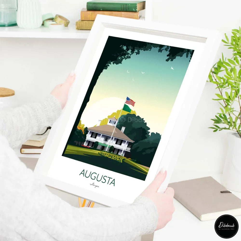 Augusta Golf Print Home Decor