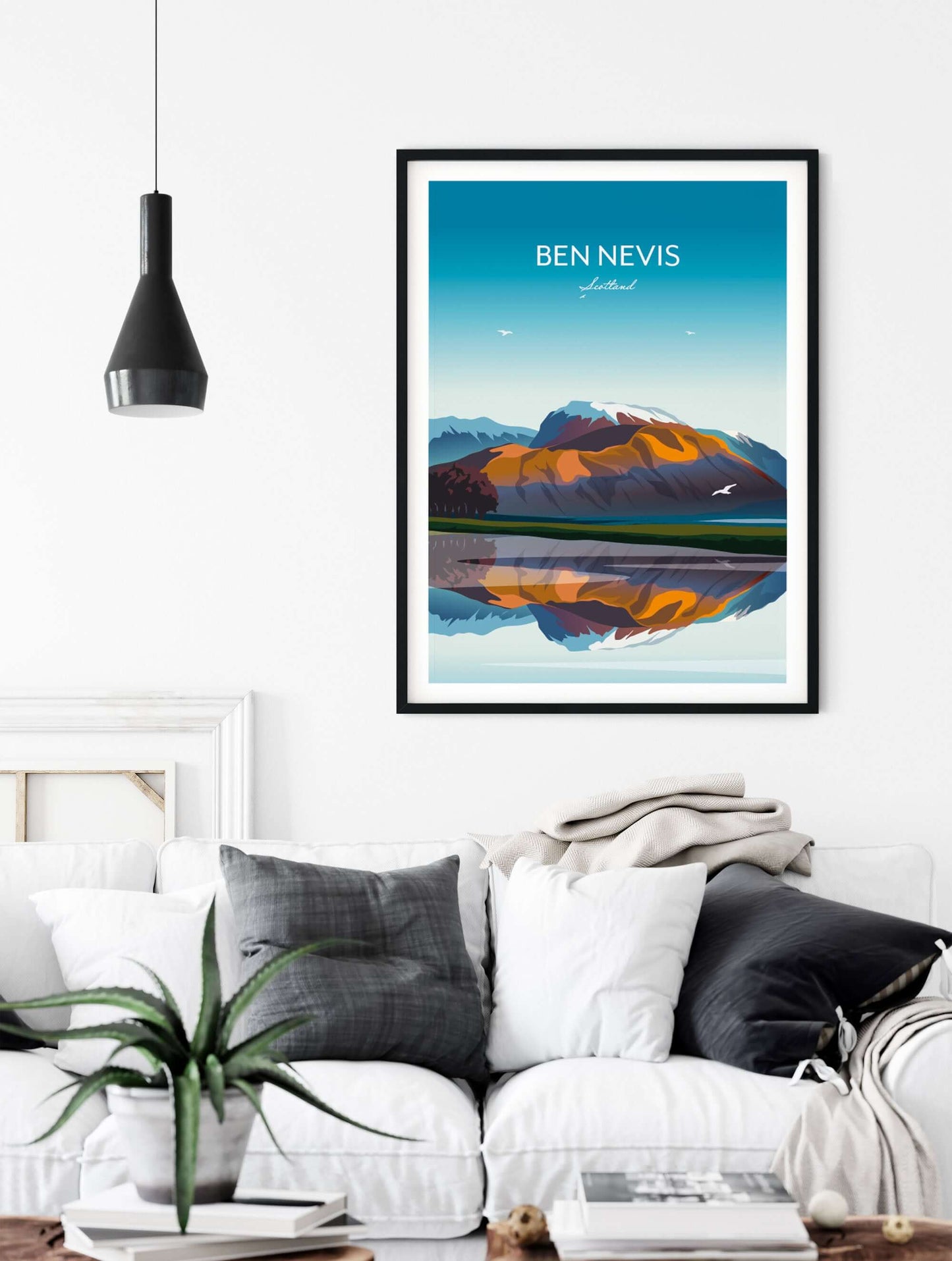 Ben Nevis Poster - Scotland's Highest Mountain
