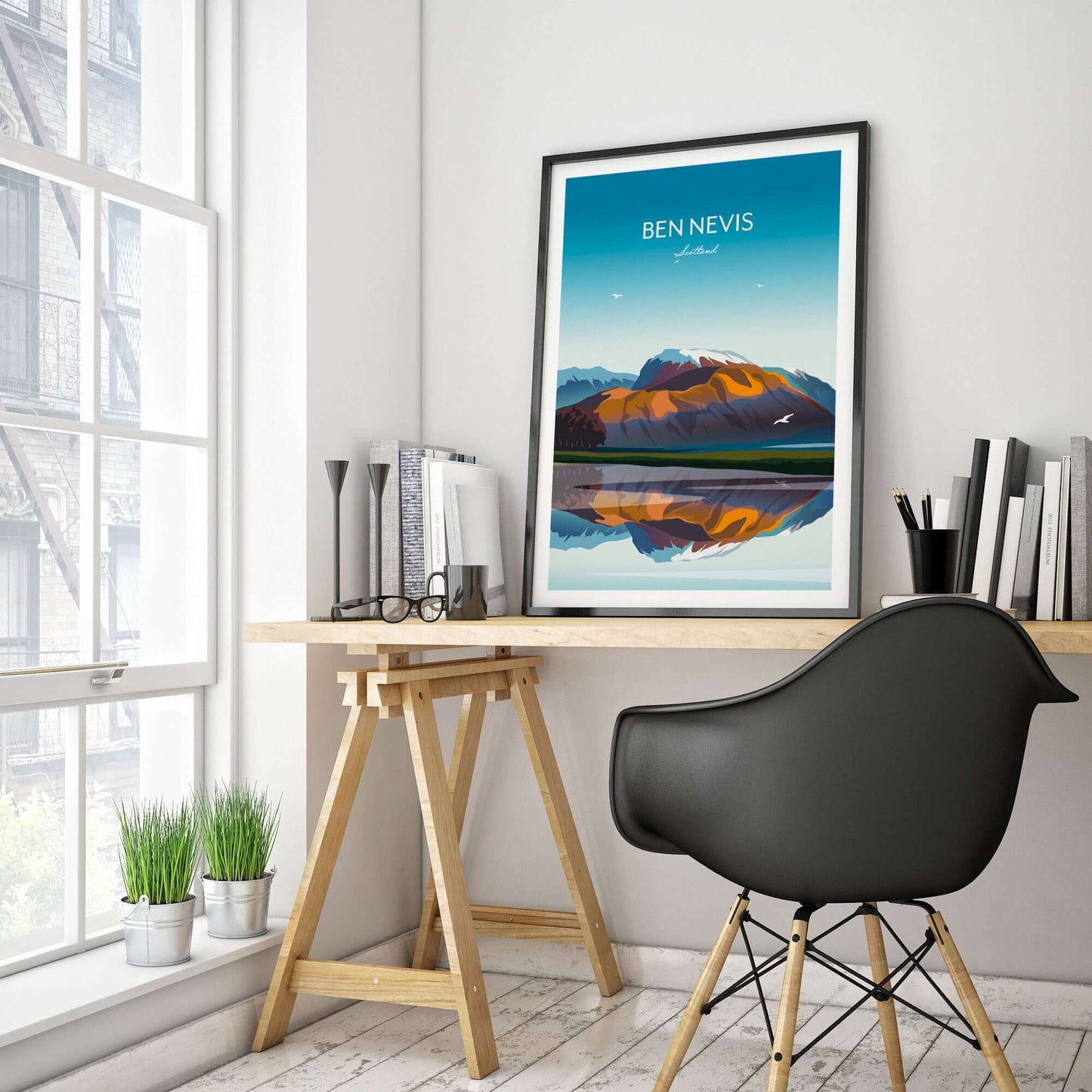 Ben Nevis Poster - Scotland's Highest Mountain