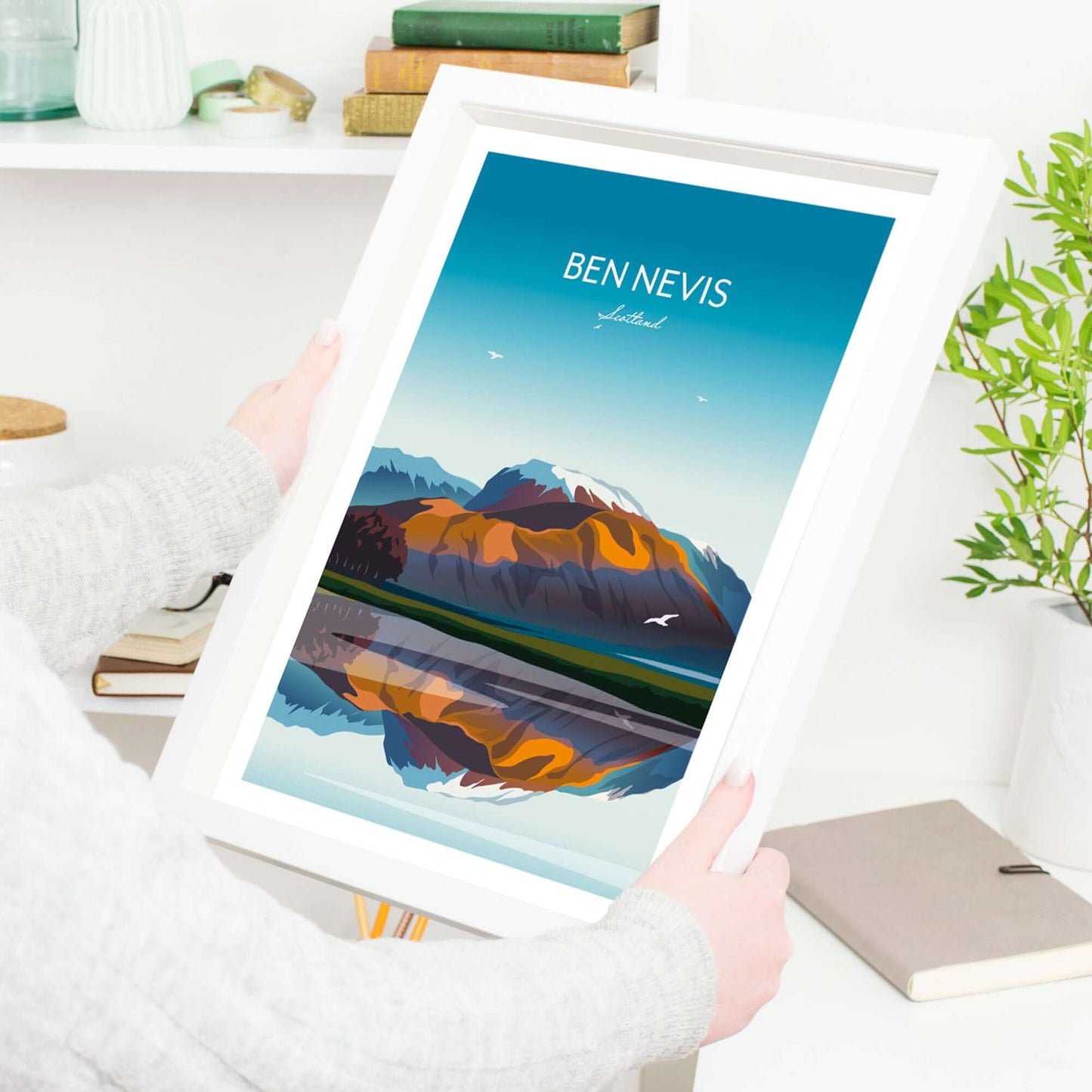 Ben Nevis Poster - Scotland's Highest Mountain