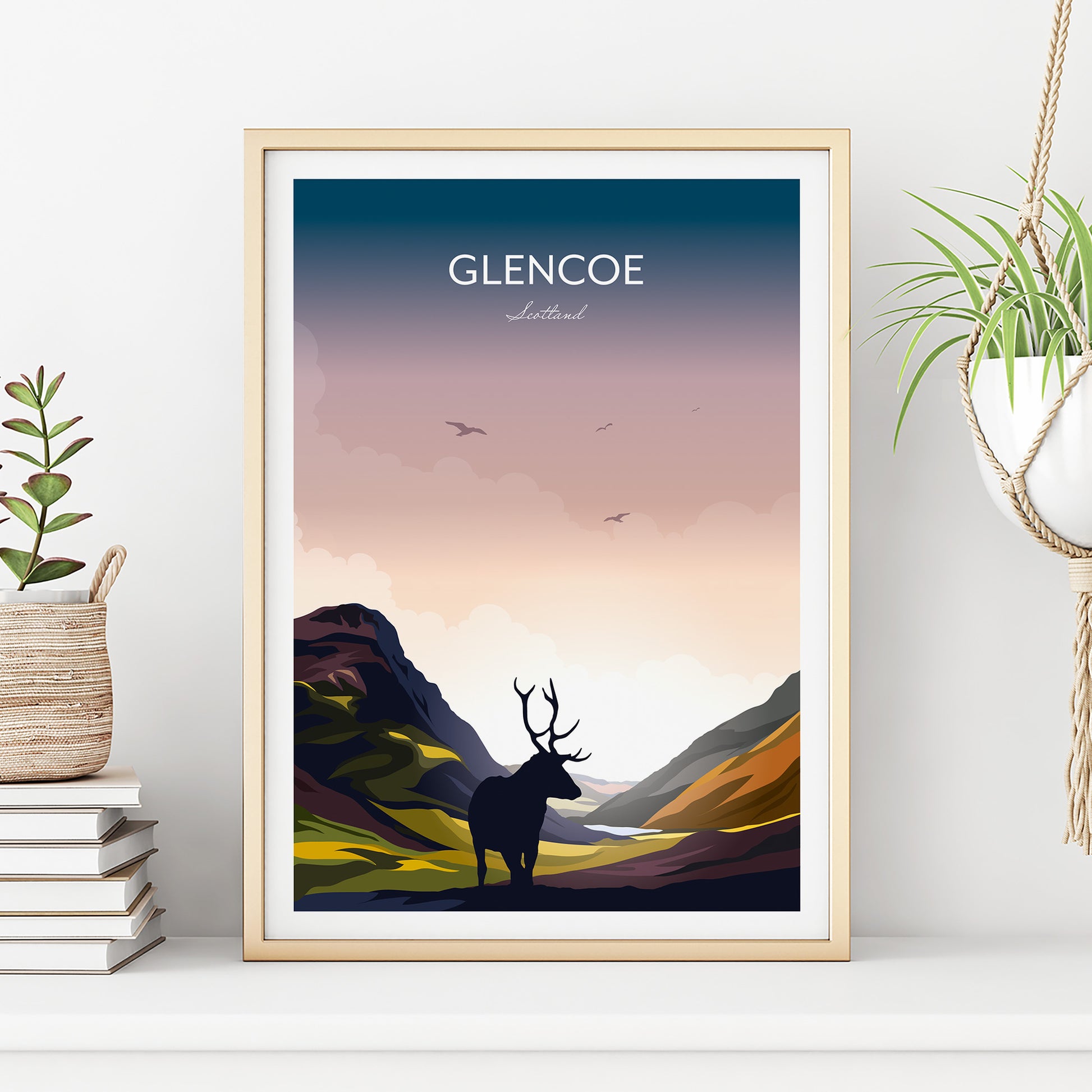 Glencoe Art Print Framed