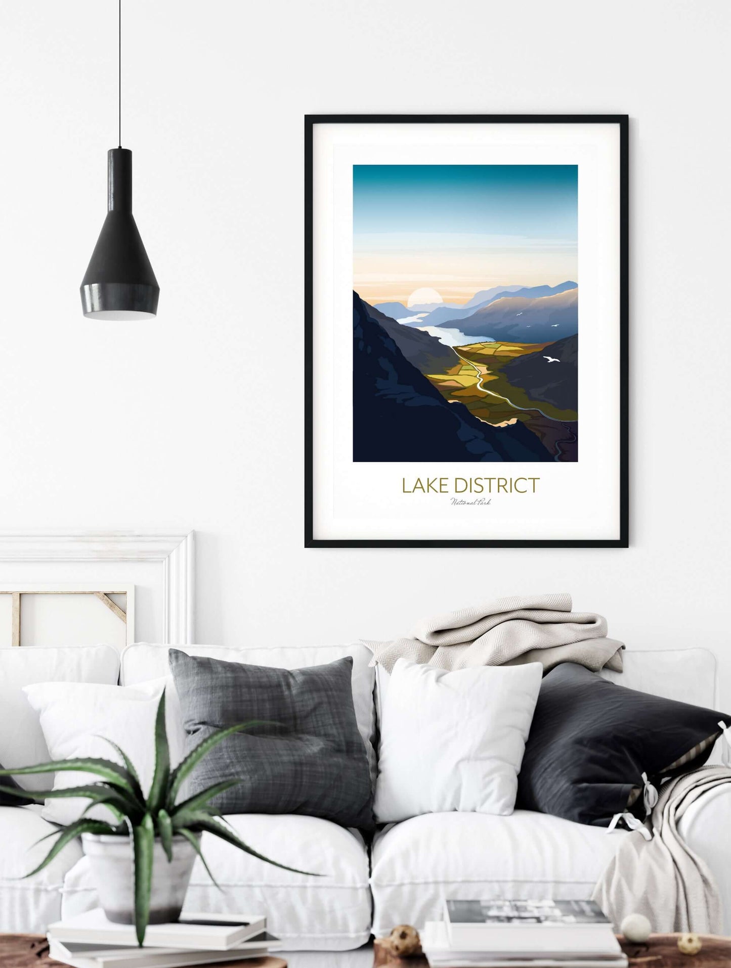 Lake District Print Living Room