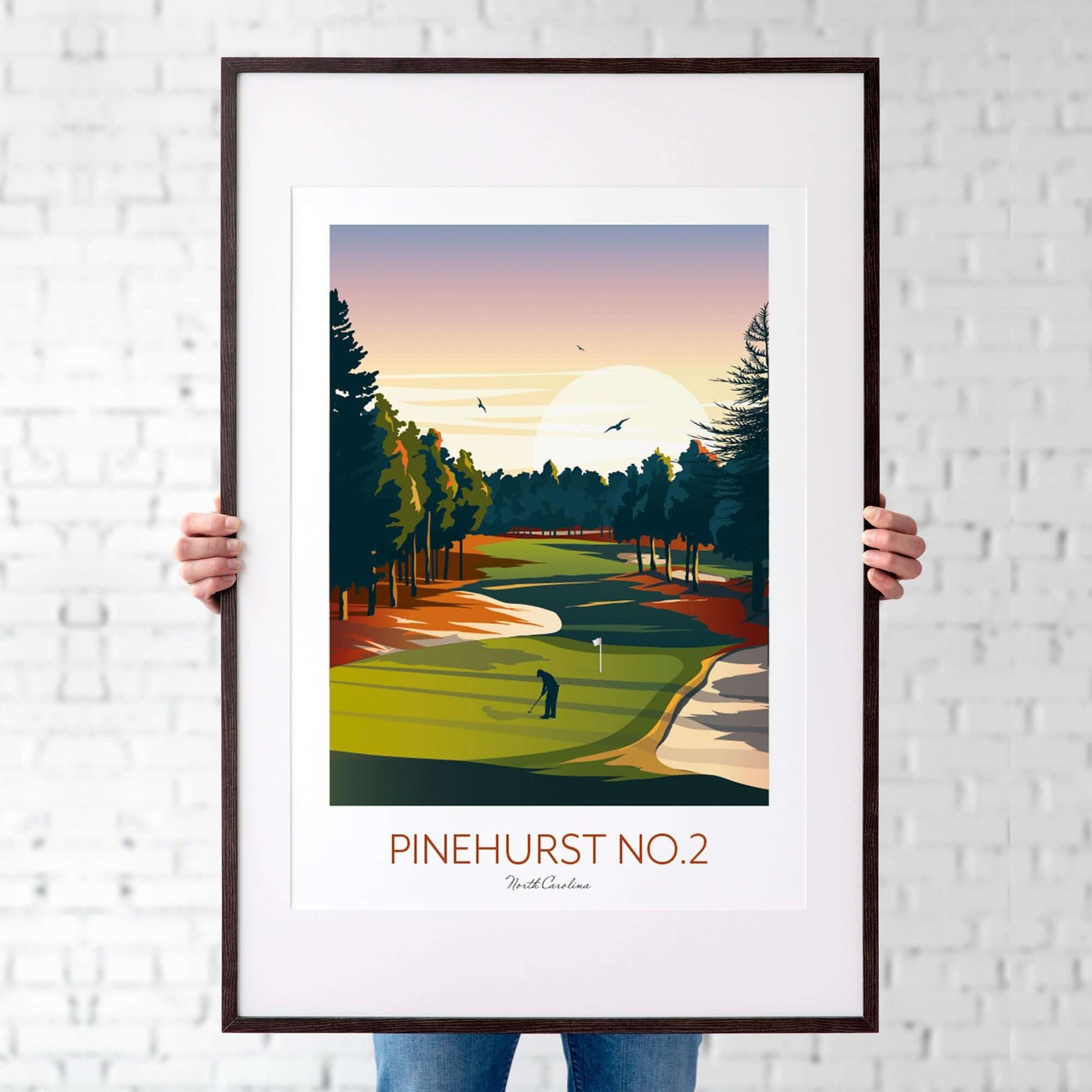 Pinehurst Golf Print, North Carolina.