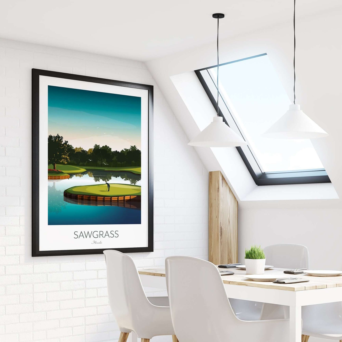 Sawgrass Florida Golf Print