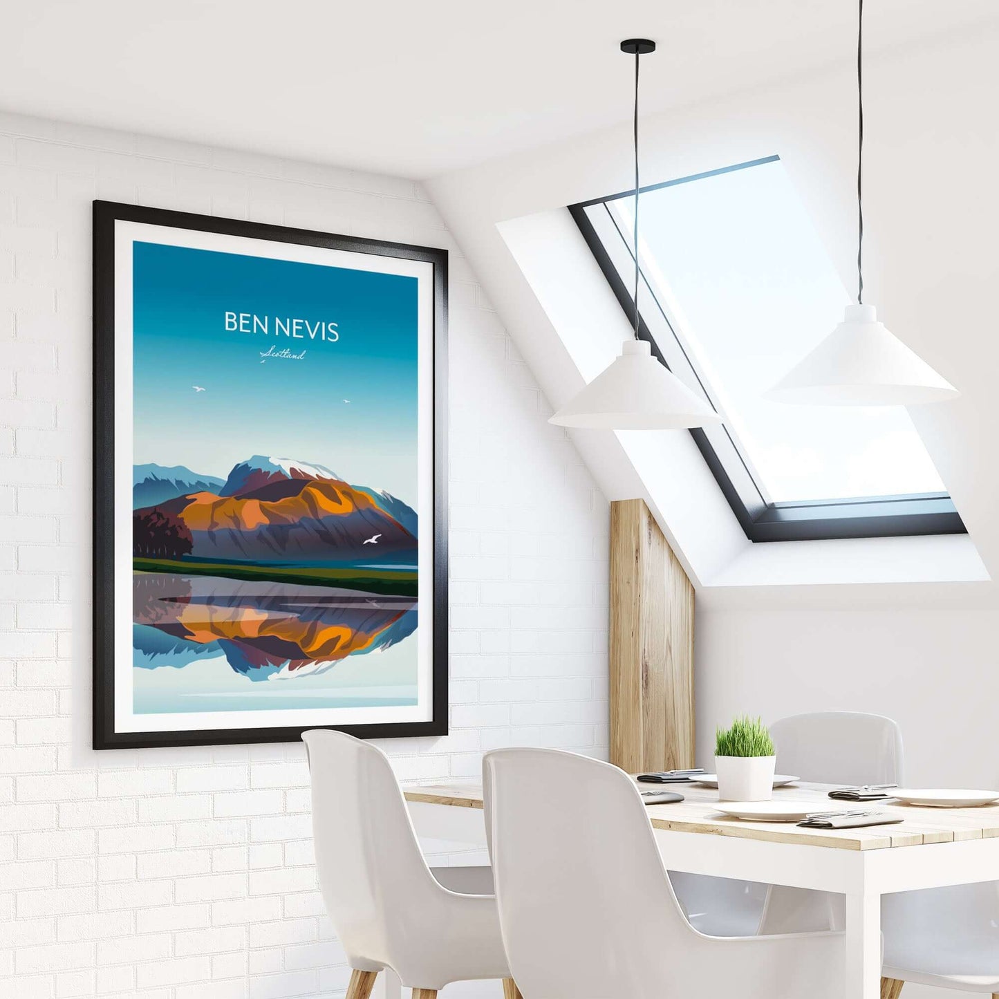 Ben Nevis Poster - Scotland's Highest Mountain