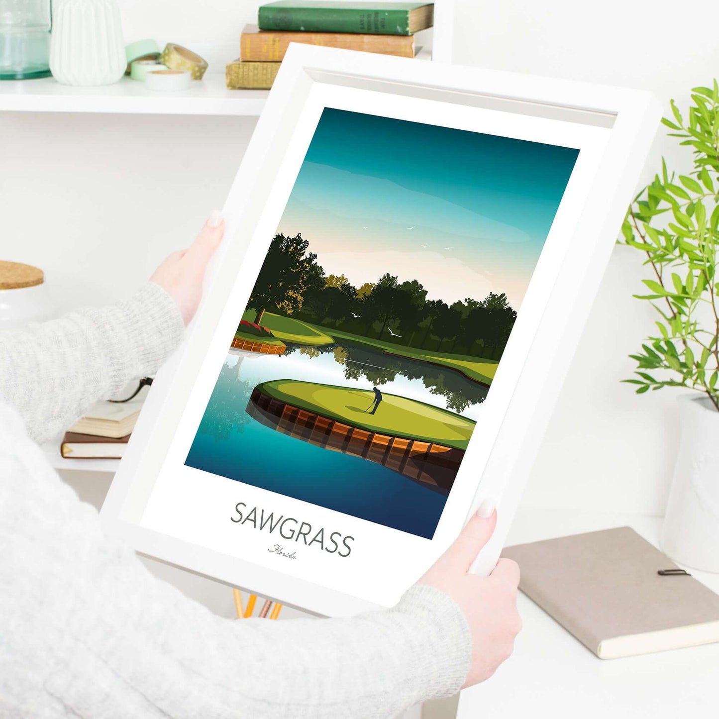 Sawgrass Florida Golf Print