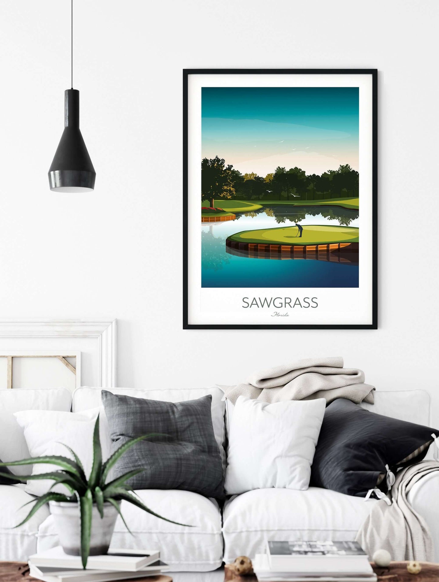 Sawgrass Florida Golf Print