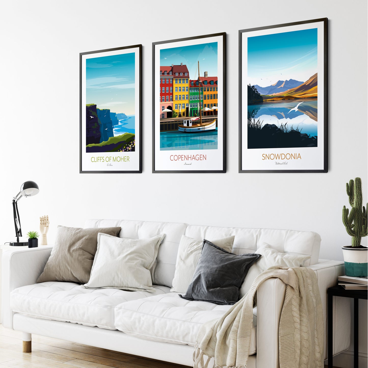 Copenhagen Print - Denmark - Nyhavn Harbour