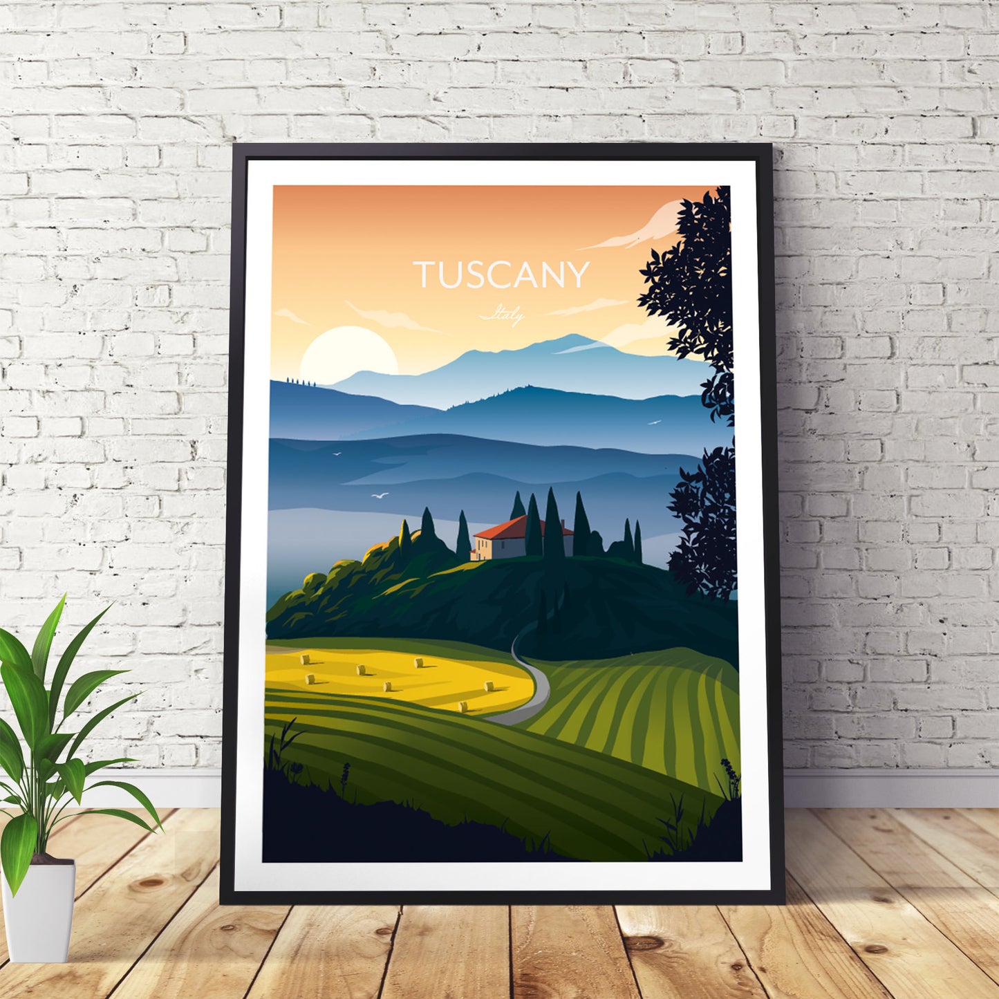Tuscany Italy Art Print.