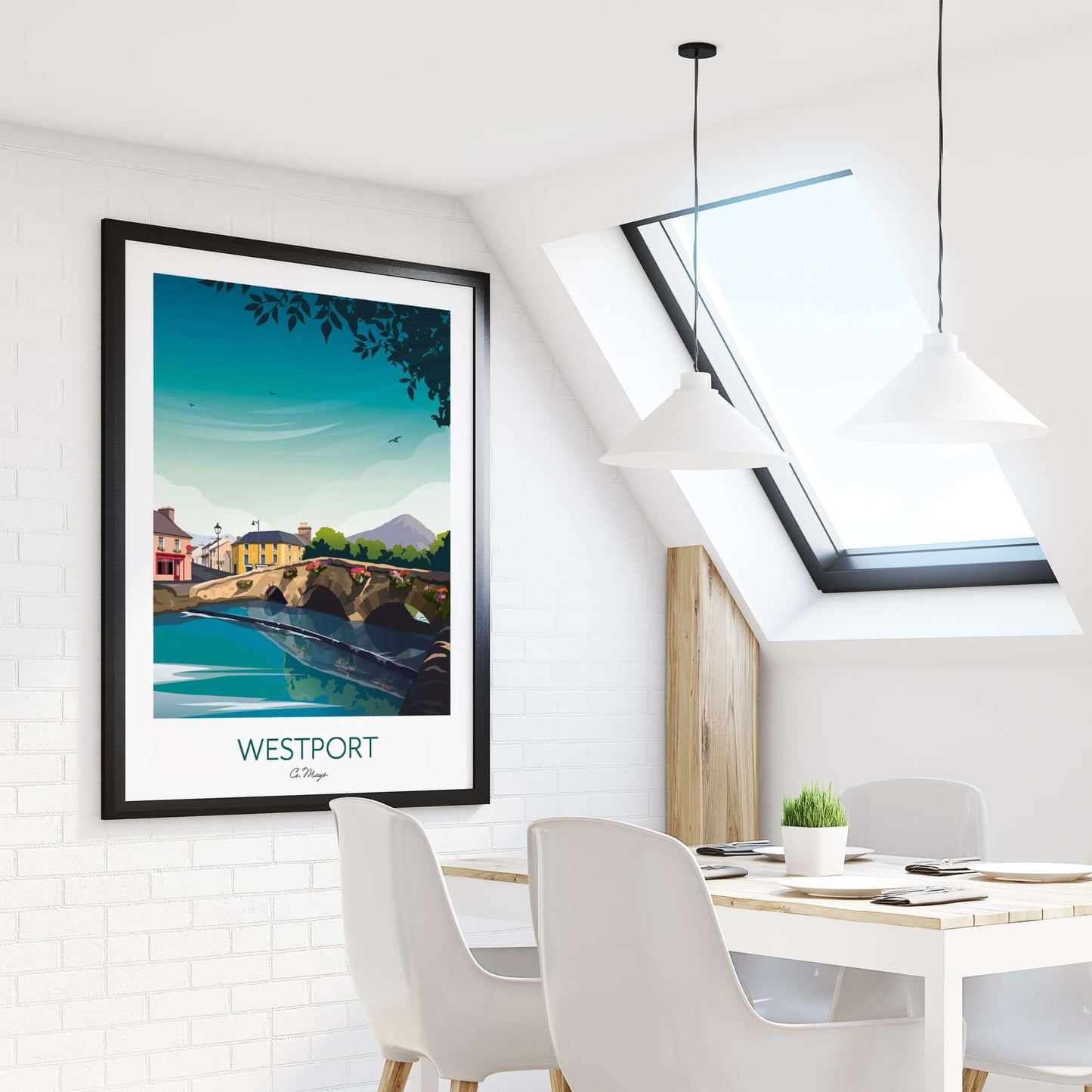 Westport Wall Art Print Dining Room