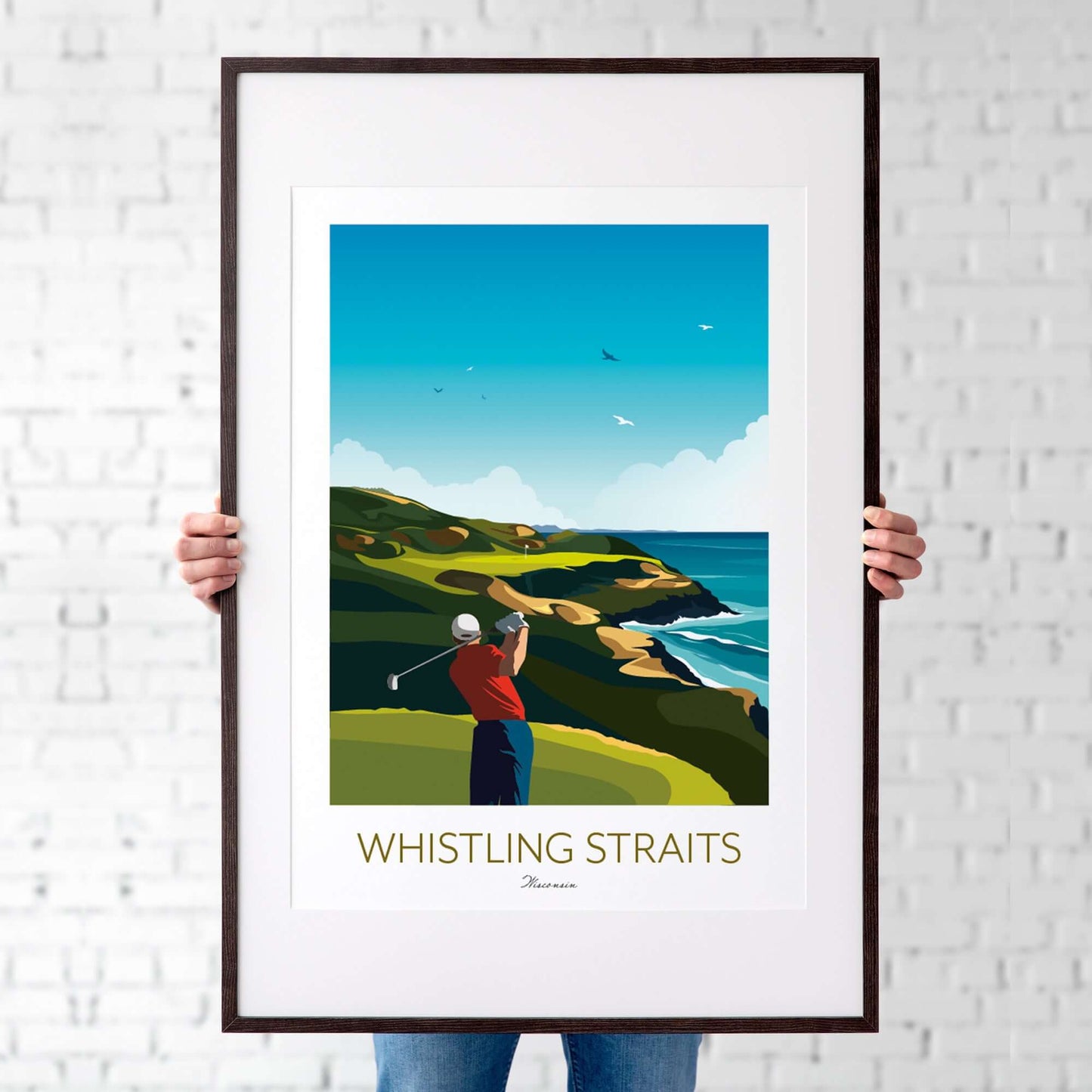 Whistling Straits Golf Print
