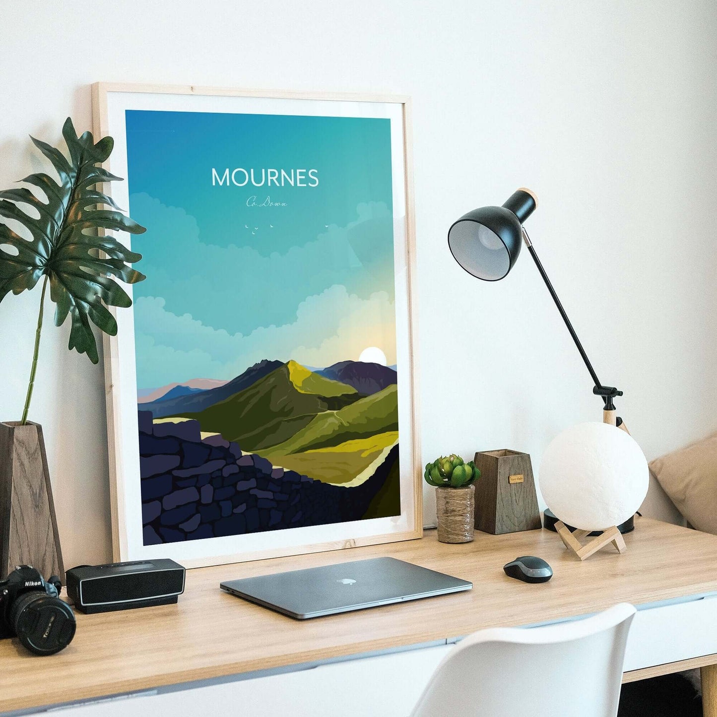 Mourne Mountains Wall Art Print Northern Ireland