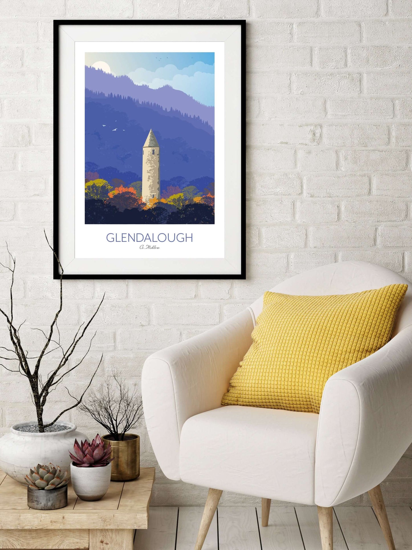 Glendalough Wicklow Art Print