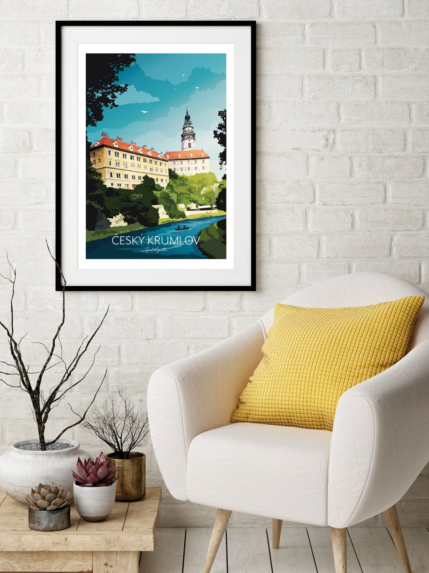 Český Krumlov Art Print Czech Republic