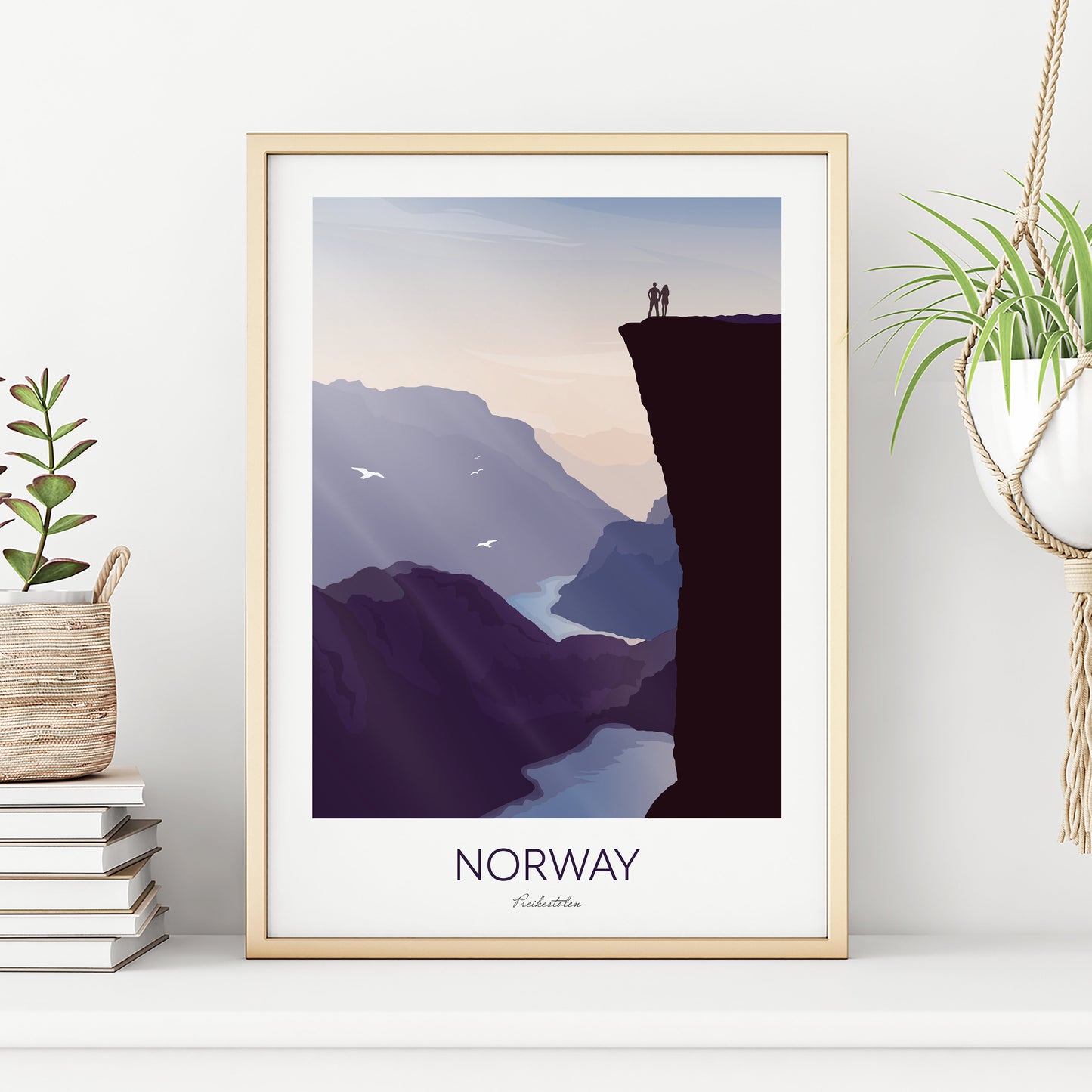 Norway Print Pulpit Rock Preikestolen