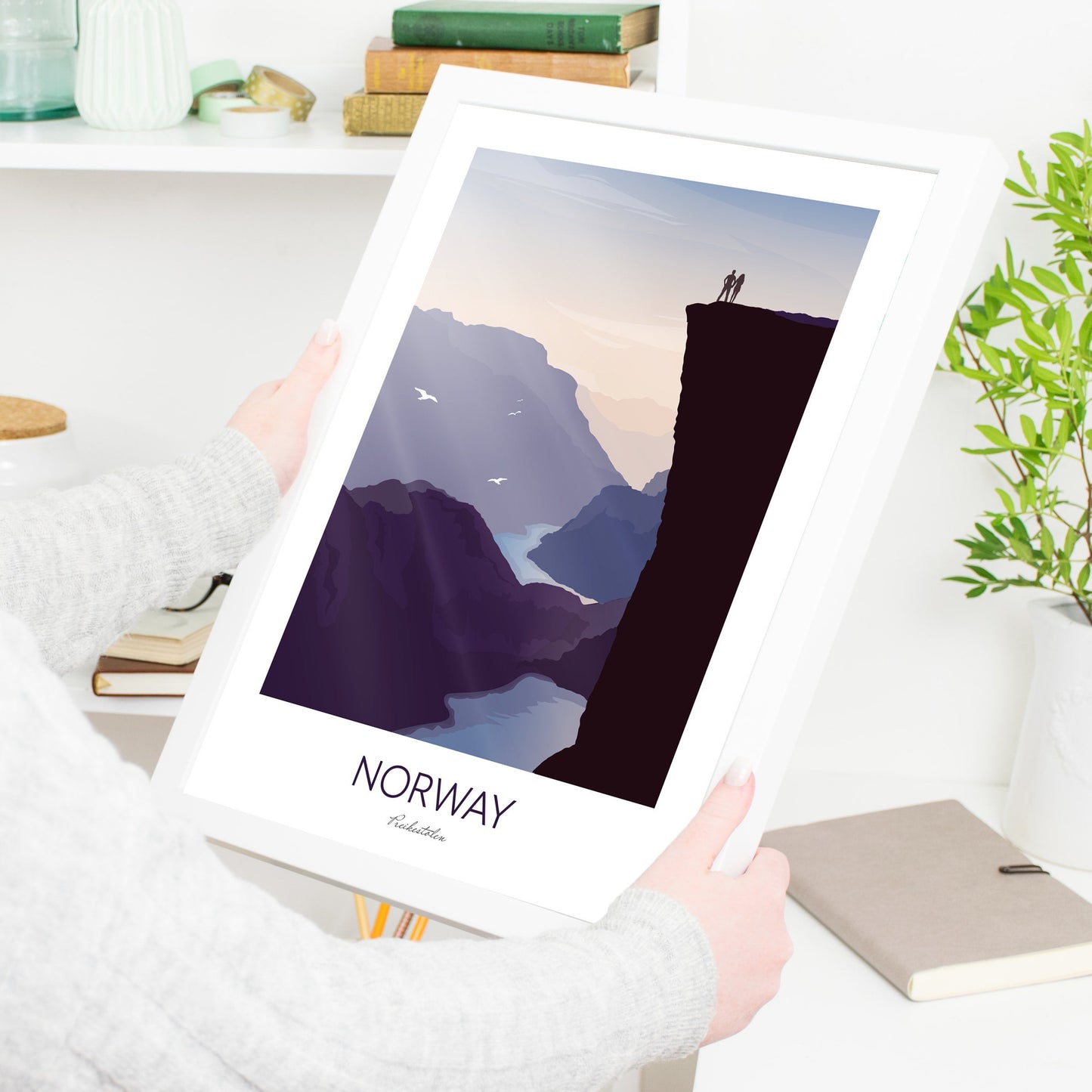 Norway Print Pulpit Rock Preikestolen