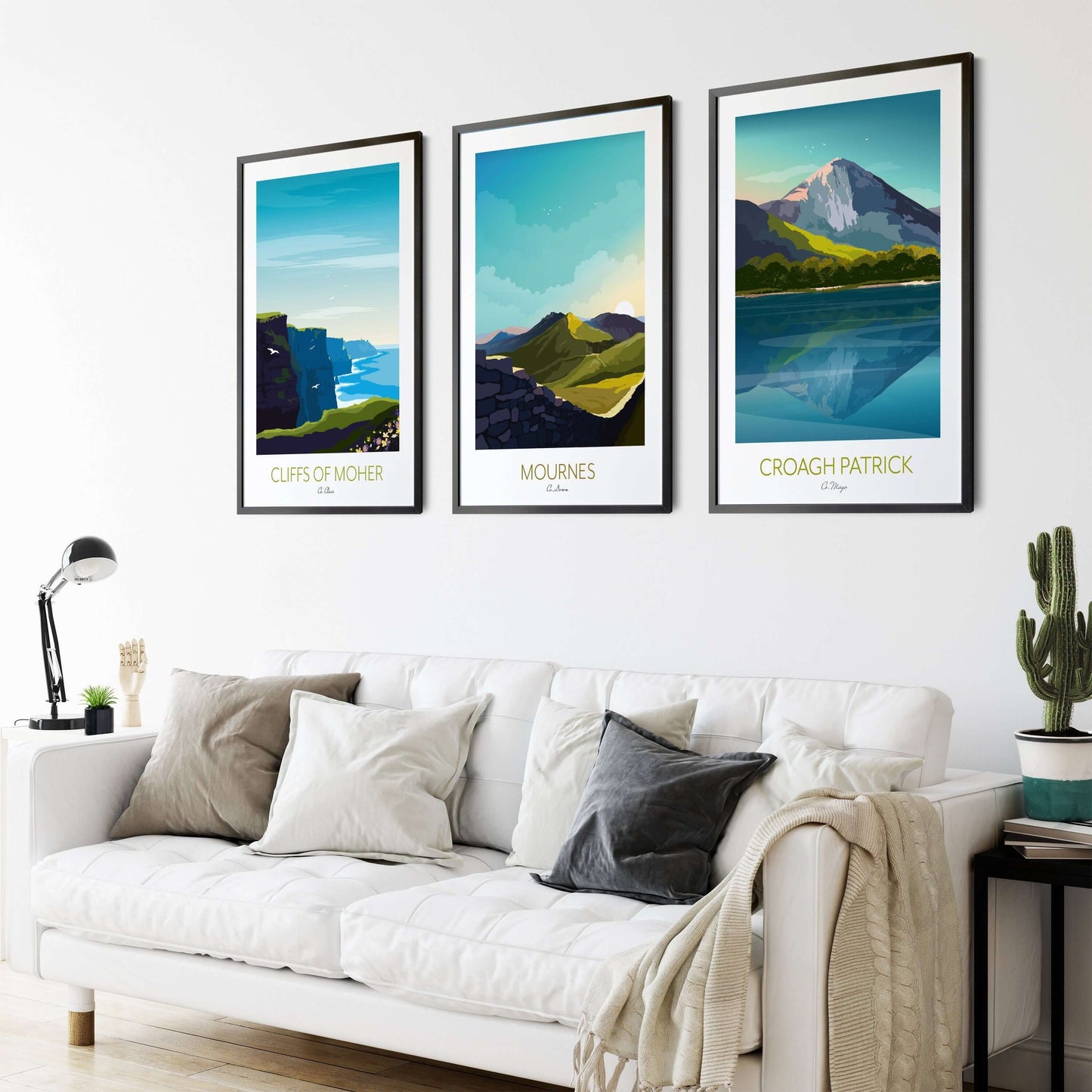 Irish Art Prints Set of 3