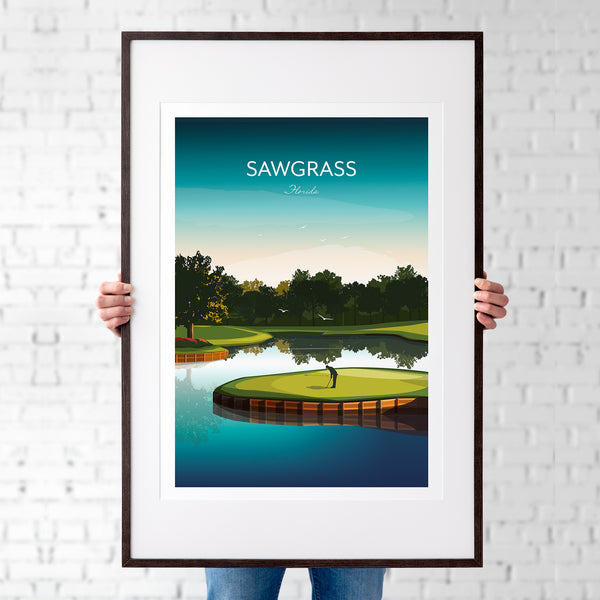 Home of the Players Championship - TPC Sawgrass Florida Golf Print