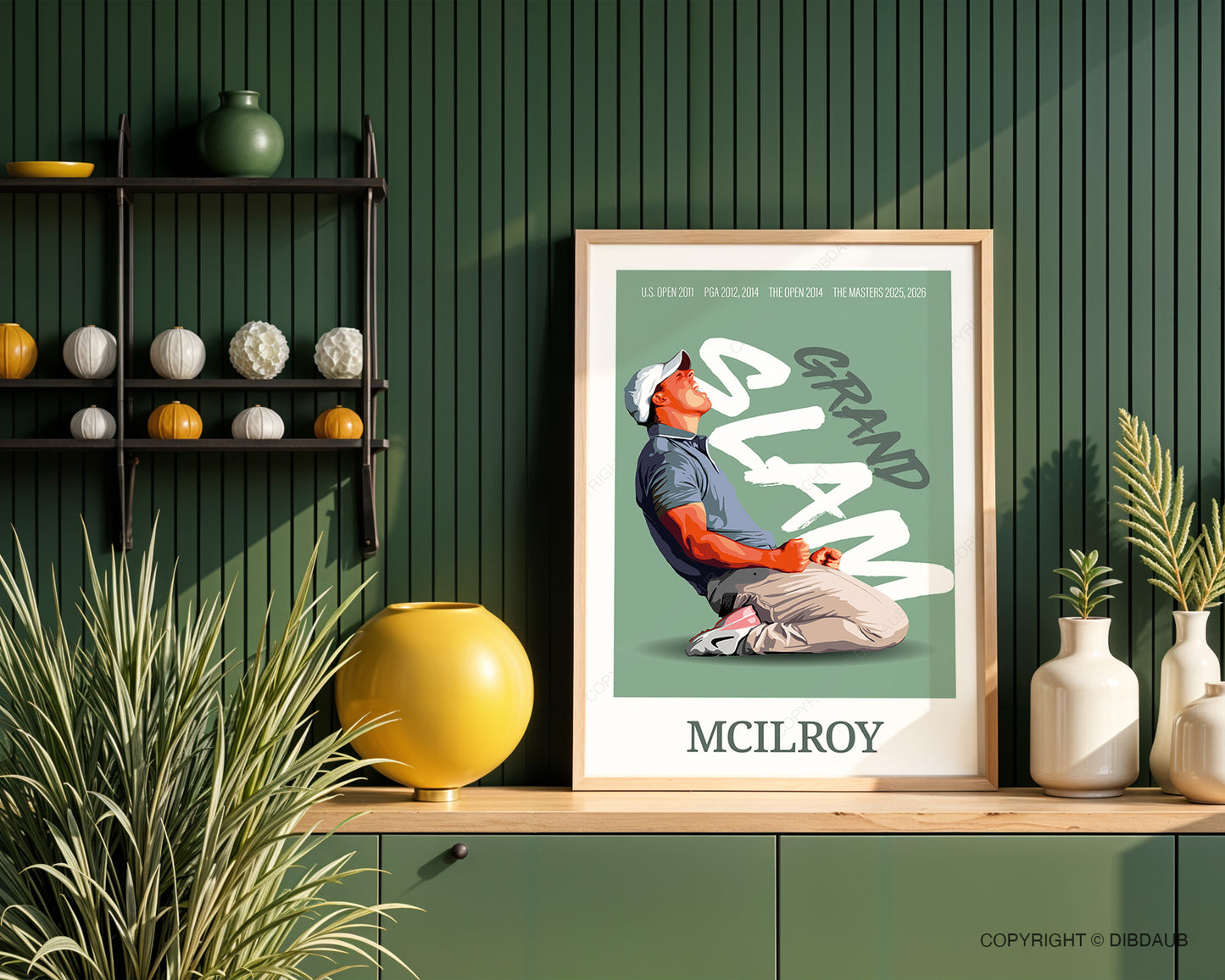 Rory McIlroy Golf Poster